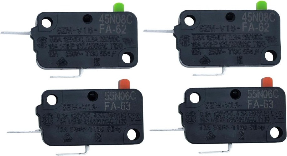 SZM V16 FA 62 SZM FA 63 Microwave Oven Door Interlock Switch 16A 250VAC 2NO 2NC