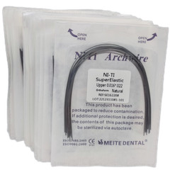 50X Dental Rectangular NITI Arch Wires Super Elastic Nature Form 10pc/pack