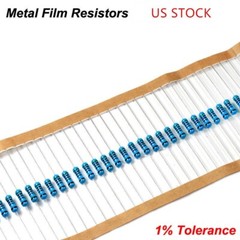 2600 pcs 130 Values 1/4W 0.25W 1ohm 3M Resistor Resistors Kit Assortment Set US