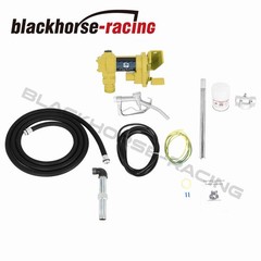 Fuel Transfer Pump 20GPM 12V DC Gasoline with Nozzle Kit for Gas Diesel Kerosene