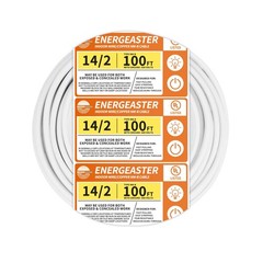 Solid Indoor 14/2 W/G NMB Cable 100ft Coil，Electrical Wire 14 Gauge Wire