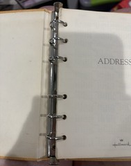 Vintage Hallmark Koala Address Book 3 Ring Binder Loose Leaf Friendship