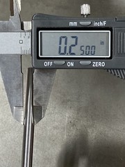 1/4” OR .250” DIAMETER PRECISION DRILL ROD SHAFT 11.5” LONG CUT FROM 12′ FOOTER