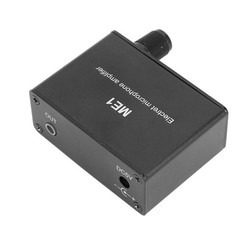Electret Microphone Amp Adjustable Gain 0‑20db Condenser Mic Headphone