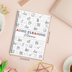 Cleaning Planner,Cleaning Schedule and Checklist Organizer, Daily Weekly Monthly