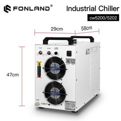 S&A CW5200 CW5202 CO2 Industrial Water Chiller for CO2 Laser Cutting Machine