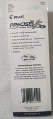 Pens Precise V5 RT Refill Retract black Ink Roll Ball Extra Fine pilot 6×2=12