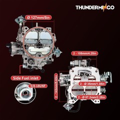 750 CFM Electric Choke Quadrajet 4 Barrel Carburetor