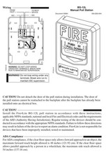 [FREE SHIPPING] Fire•Lite Alarms BG-12L Dual-Action Pull Station With Keylock