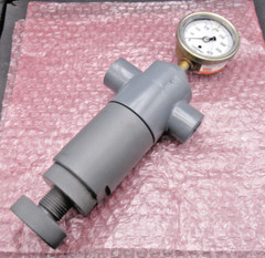 Hayward PR10050PE PVC 1/2″ Pressure Regulator W 0-400kPa Gauge *NEW OLD STOCK*