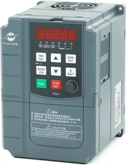 Huanyang VFD 220V 5HP 4KW Inverter CNC single phase to 3 phase for Motor