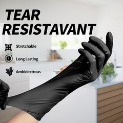 Disposable Medical Synmax Vinyl Exam Gloves- 4 mil Safty Glove 1000pcs – Late…