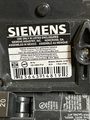 NEW SIEMENS Q120 1 POLE 20 AMP TYPE QP CIRCUIT BREAKER 120/240V LOT OF 12