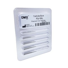 Dental Carbide Burs FG 169L 21mm For High Speed Handpiece 1.6mm Taper Fissure