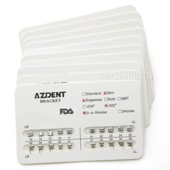 Dental Orthodontic Brackets Brace Standard Mini MBT Roth Slot 018/022 with Hooks