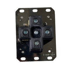 HBL9450A Hubbell Kellems Receptacle 3Pole 4-Wire Ground 50A 125/250V Flush Black