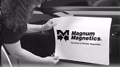 Magnum Mag 12″ width x 5 Ft ROLL 30 Mil. Magnetic Sign Sheet Cars / Crafts