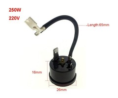 220V Compressor Thermal Overload Protector for 1/3HP Refrigerator Motor