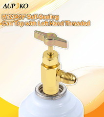 R1234YF Self-Sealing Can Tap with Left Hand Threaded, 1/2’’ to 1/4’’ SAE Dispens