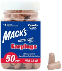 , Ultra Soft Foam Earplugs, 50 Count