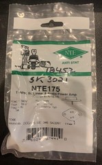 QTY 2 NTE175 NPN LINEAR & AUDIO POWER AMP ***NEW OLD STOCK*** SHIPS FROM USA