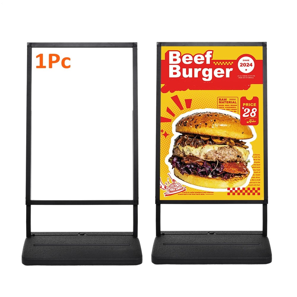 24″x36″Heavy-Duty Double-Sided Floor Standing Sign Holder Outdoor/Indoor Display