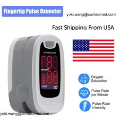 Finger Pulse Oximeter Blood Oxygen SpO2 Monitor PR Saturation Heart Rate Meter