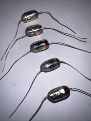 470 pF POLYSTYRENE FILM CAPACITOR 160 VOLTS 5% Tolerance New Lot of 5 by NPC