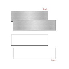 Nap Tags Aluminum Office Nameplates – Blank Sublimation Plates, 8″ X 2