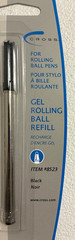 NEW Cross Gel Ink Rolling Ball Black Refill for Selectip Pens Lot of 4 #8523 USA