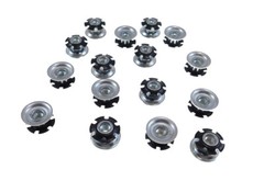 16 Pack Threaded Star Type 1″(OD) Round Tubing Insert 1/4-20 Threads S72-324