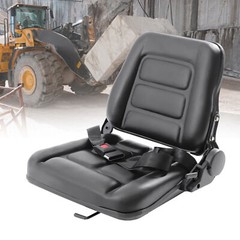 NEW UNIVERSAL FORKLIFT SEAT FITS CLARK CAT HYSTER YALE TOYOTA MITSUBISHI BLACK