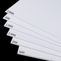 White/Black/Beige ABS Plastic Sheet Plastic Plate Board DIY Model Thick 1mm-40mm