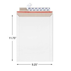 ValBox 9×11.5 Self Seal Photo Document Mailers 25 Pack Stay 9×11.5″, White