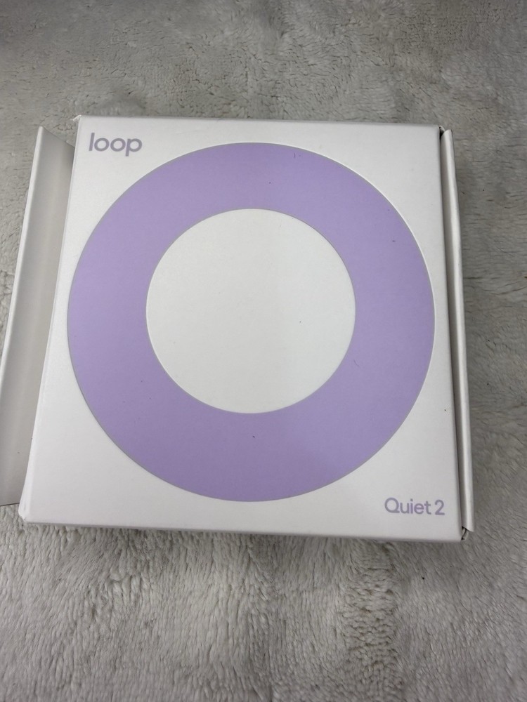Loop Quiet 2 Ear Plugs Violet 24dB SNR Flexible Hearing Protection Customize Fit