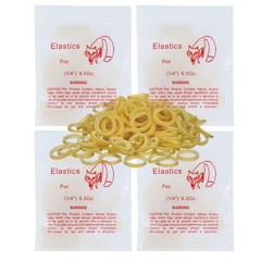 LA MIERE 400 pack Orthodontic Elastics Dental 1/4” (6.4mm), Heavy, 6.5 Oz