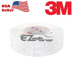 3M Diamond Grade White Conspicuity Tape 2″ x 2″ CE Approved Reflective Safety