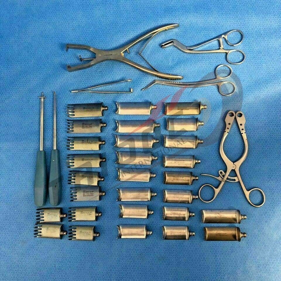 Aesculap Caspar Cervical Retractor System Set in High Quality Instruments