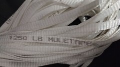 Polyester Muletape Flat Rope 1/2″ x 100 FT-1250 LB-Pull Tape Webbing Durable