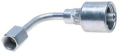 12G-12FJX90L MegaCrimp Coupling Female JIC 37 Flare Swivel – 90 Bent Tube
