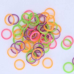 30×Dental Orthodontic Elastic Bands Multi-Color 4.5oz Fox 1/4″ 100PCS/Pack