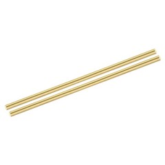 MECCANIXITY 2pcs Brass Rods (6mm) 1/4 Inch x (150mm) 6 Inch Brass Solid Round…