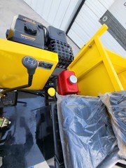 CD25 Mini Dumper Loader Crawler Hydraulic Dump 13.5 HP Gasoline Engine