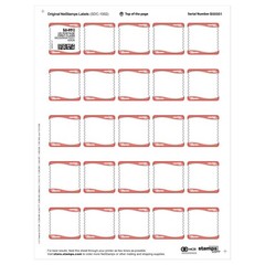 Stamps.com Original NetStamps Sheets 50 Pack | 1,250 Printable Postage Labels