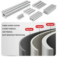 N35 Neodymium Magnets Round Strong NdFeB Permanent Refrigerator Magnet Set
