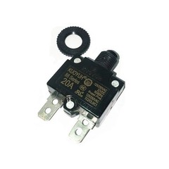3A-25A Manual Reset Push Button Switch Thermal Circuit Breaker 125/250VAC 32VDC