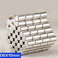 lot 100 50 6mm X 10mm Neodymium Disc Strong Rare Earth N50 Small Fridge Magnets