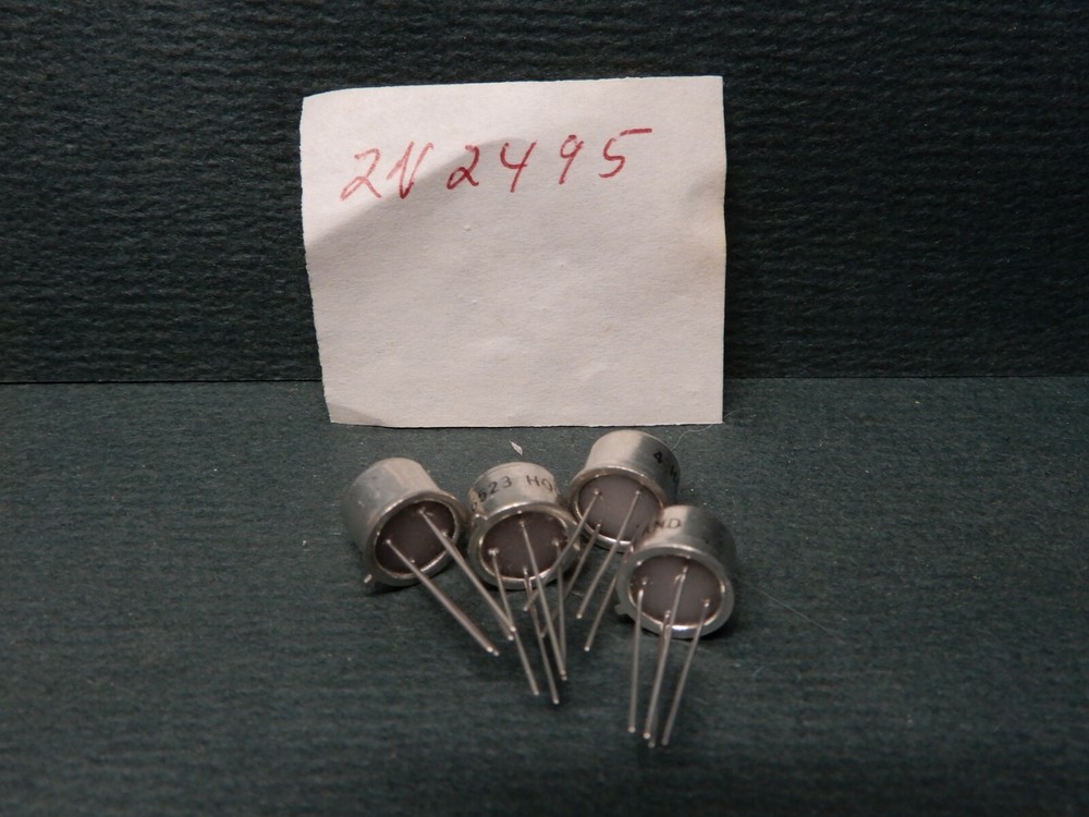 Amperex 2N2495 Transistors PNP Germanium Quantity 4 NOS Cross Ref 111-6545
