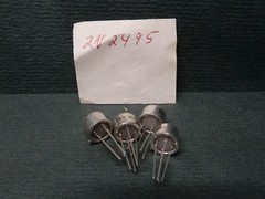 Amperex 2N2495 Transistors PNP Germanium Quantity 4 NOS Cross Ref 111-6545