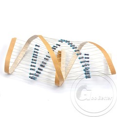 1/4W Metal Film Resistors 0.1% tolerance 1 ohm to 10M ohm available 20 pack